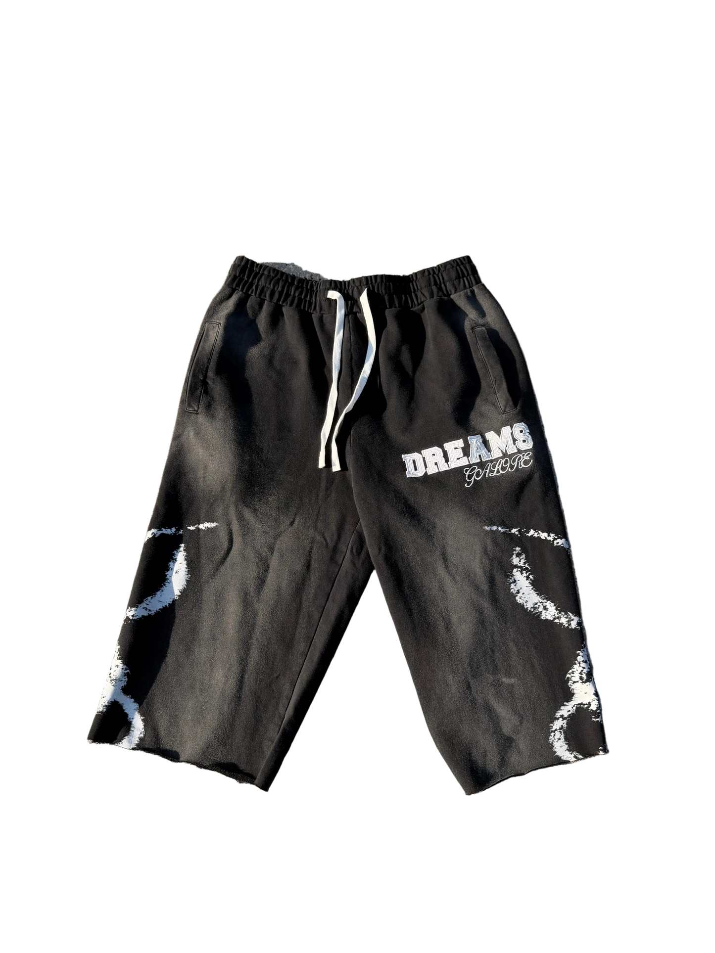 CHALKED SHORTS 3/4 BLACK