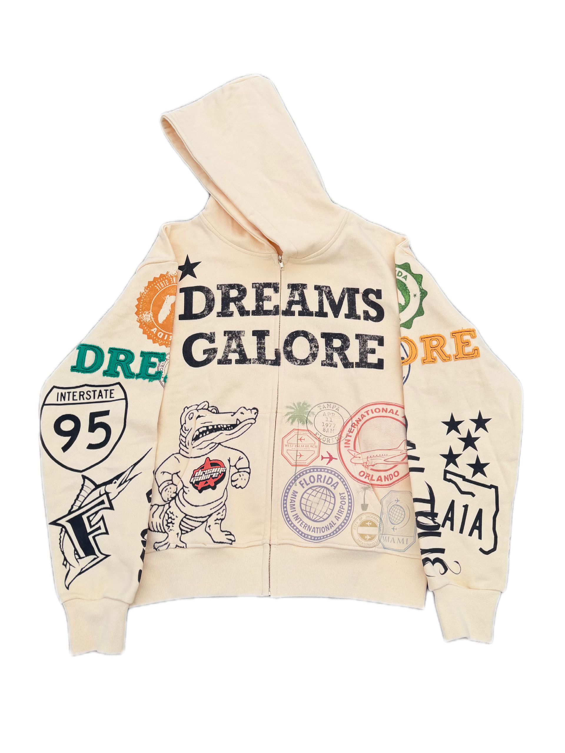 “FLORIDIAN” Zip-up Hoodie